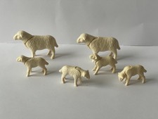 Playmobil - lot animaux - 6 Moutons et Agneaux - animaux de la ferme .