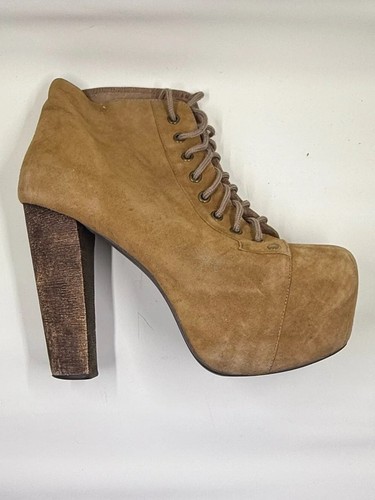 Jeffrey campbell tan suede - jeffrey,