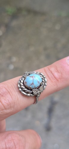 Bague ancienne argent massif - bague,