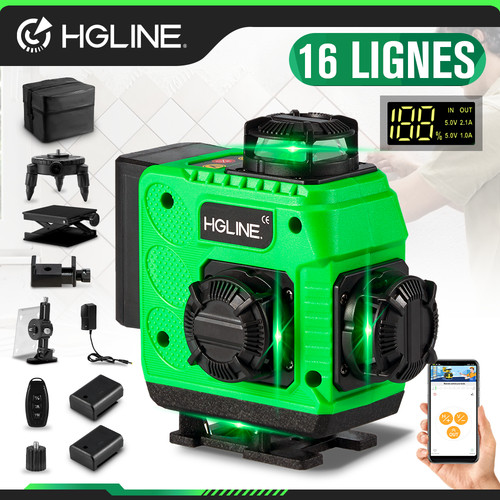 Niveau laser vert - vert, à