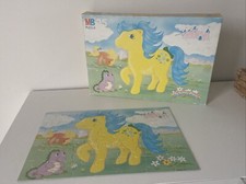 Puzzle MY LITTLE PONY Vintage COMPLET 35 Pièces MB Puzzle 1985
