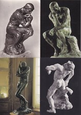 Lot 4 cartes postales