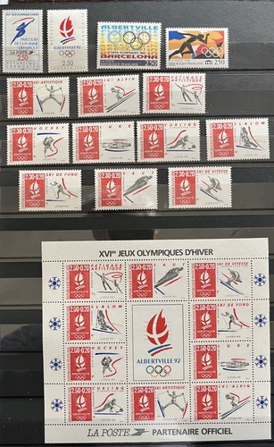 Lot timbres france jeux - france,