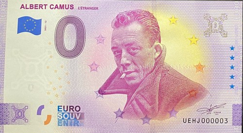 Billet euro albert - 0, camus