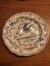 Assiette Ancienne Decor Ibis