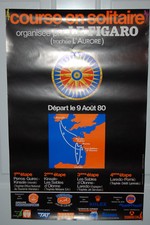 AFFICHE ANCIENNE -  COURSE EN