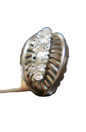 Bague ancienne blanc et - ancienne,