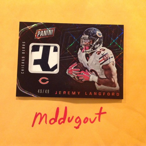 Jeremy langford bears rb - langford, #26