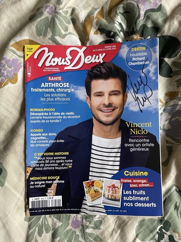Magazine nous deux vincent - magazine,
