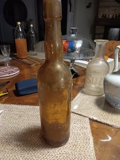 Ancienne Bouteille De Bière Montplaisir Toulouse Cristal