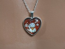 Bulle Forme Coeur Pendentif W