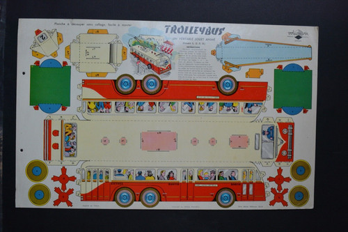 Trolleybus planche à - trolleybus,,