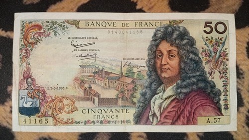 Billet francs racine - billet,