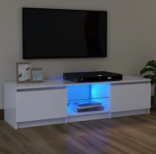 Meuble blanc avec led - meuble,