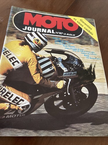 Magazine moto journal 187 1974 - moto,