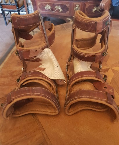 Attelles cuir articulées - cuir,