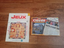 JEU DE SOCIETE CLUEDO DE VOYAGE " MEURTRE AU MANOIR " EDITIONS   FABBRI / HASBRO