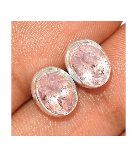 Boucles oreilles morganite - d'oreilles,