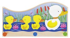 Porte manteau "Famille canard"