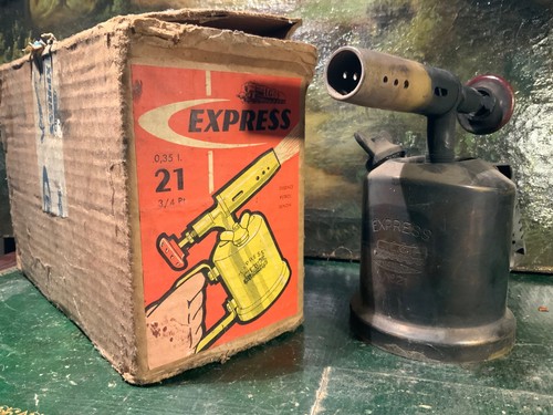 Ancienne lampe souder - ancienne,