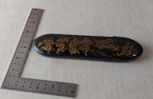 Ancien étui lunette en - ancien, à