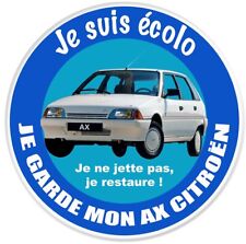 STICKER JE SUIS ECOLO JE GARDE