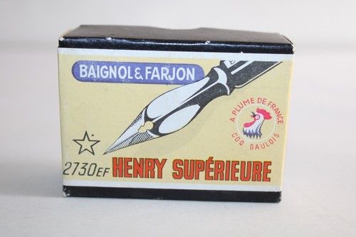 Boite plumes scellée henry - de,