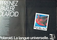 Publicité Advertising 088  1985   appareil photo Polaroid  SLR  680 ( 2 pages)
