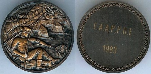 Médaille table - de,