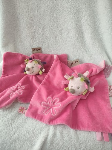 Lot doudou lapin marron beige - lot,