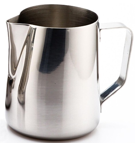 Verre doseur acier - verre, en