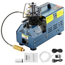 VEVOR Compresseur Air PCP Haute Pression Pompe à Air 1,8 kW 300 Bar Arrêt Auto