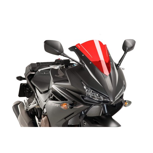 Pare brise puig racing rouge - pare-brise, z-racing