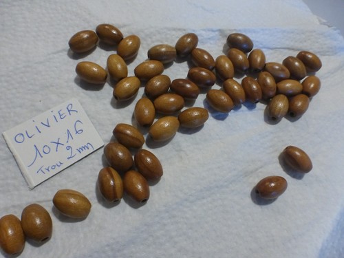 Lot perles en bois - de,