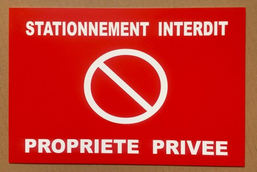 Panneau stationnement - panneau, "stationnement