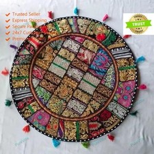 Ethnique Coussin Housse Indien Handmade Patchwork Hippie Canapé Voiture de