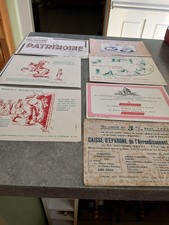 LOT 7 ANCIENS BUVARDS " THEME PLACEMENT"