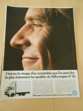Publicité 1989 Advert WW Volkswagen LT35