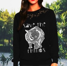 Save the rhinos Sweatshirt