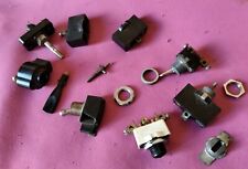 Lot Pièces interrupteur Contacteur Selecteur Bakélite voiture ancienne  A VOIR 