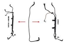 Tuyau de Carburant pour Fiat Doblo, Linea 1.3 D Multijet / JTD 51873181 51861080