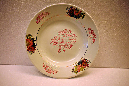 Assiette vintage émaillée - assiette,