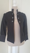 Veste style officier, gris et