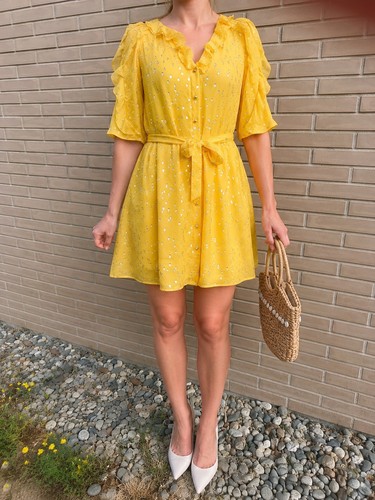 Robe sézane size - 36, jaune