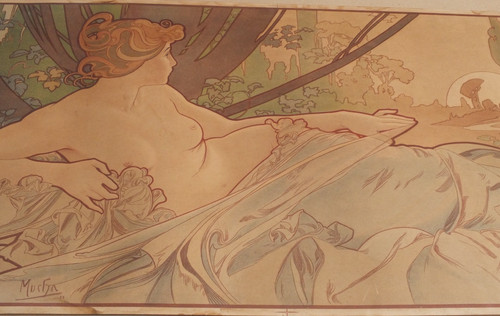 Aube rare affiche ancienne - l'aube,