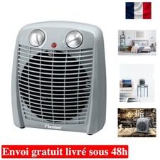 Bestron Radiateur Soufflant 1000W, Sécurité Maximale & Thermostat Régable, Gris