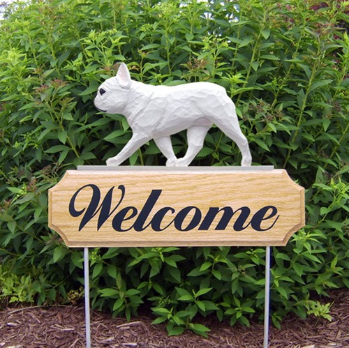 Panneau bienvenue bois - de,