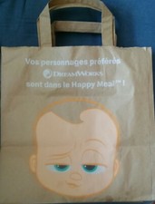 Baby Boss DreamWorks sac McDonald's Mcdo happy meal collection 2022