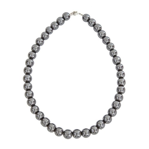 Collier hématite pierres - collier,