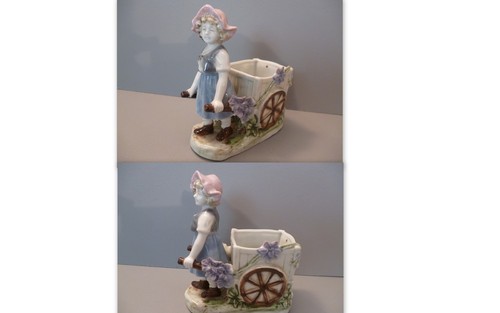 Sujet biscuit ancien - en,